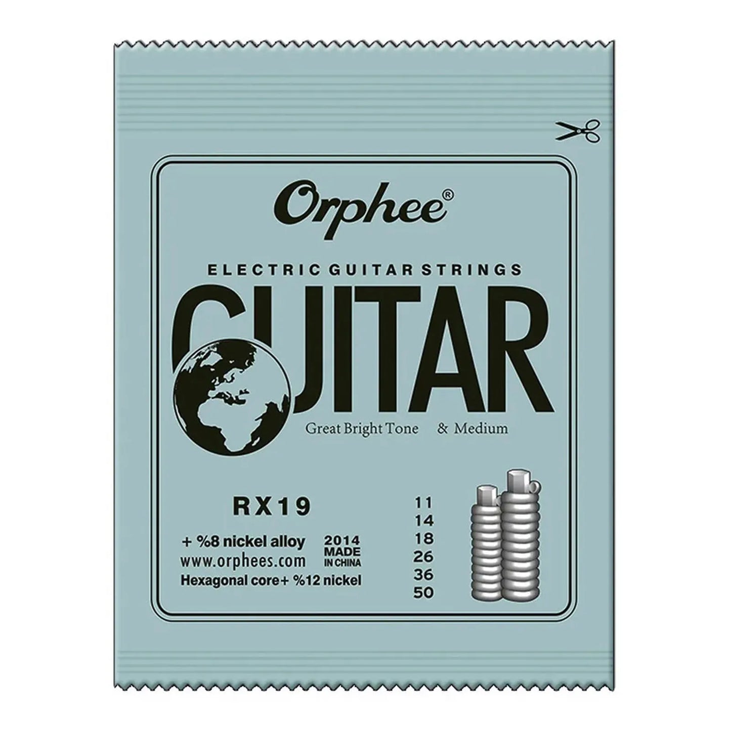 Orphee 1/5/10 Pcs Electric Guitar Strings Set RX Series Hexagonal Carbon Steel 6 String for Electric Guitar Accessories&Parts