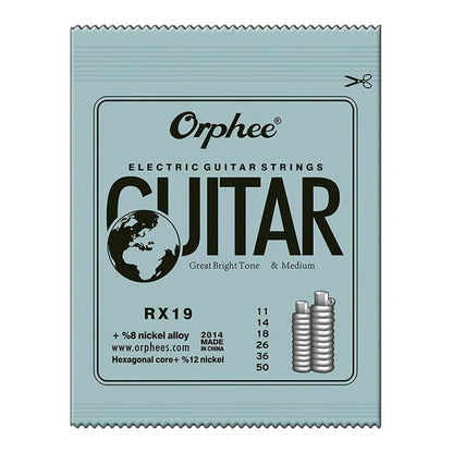 Orphee 1/5/10 Pcs Electric Guitar Strings Set RX Series Hexagonal Carbon Steel 6 String for Electric Guitar Accessories&Parts