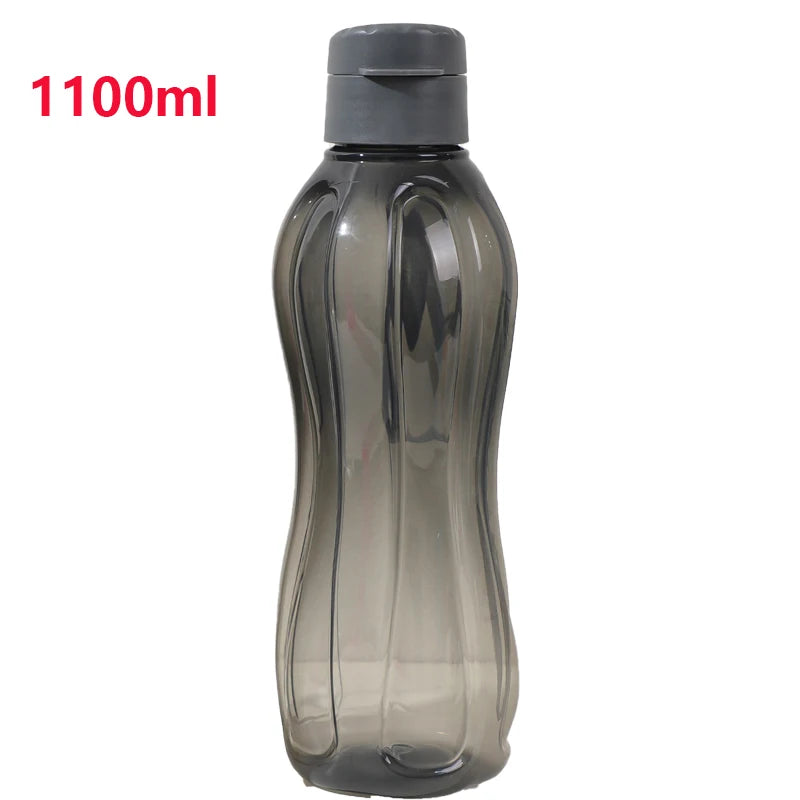 PP Sports Water Bottle Large Capacity Leak Proof Flip Top Drink Bottle with Handle Strap Outdoor Gym Water Drinking Bottle