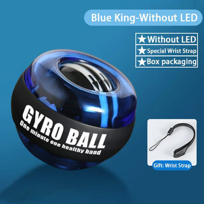 Power Wrist  Hand Ball Trainer Ball Wrist Strengthener Gyro Self-Starting Forearm Trainer Gyro Ball for Strengthening Muscles
