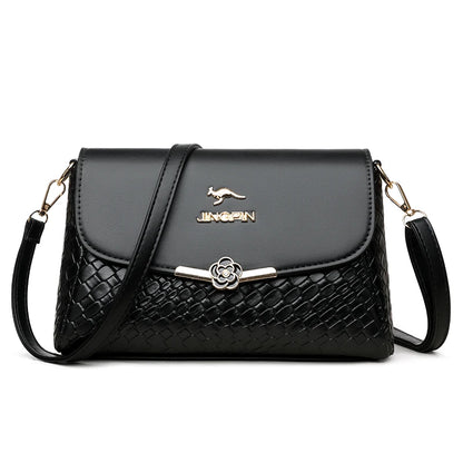 Women Small Square Flip cover Bags Retro Versatile Shoulder Strap Large Capacity Casual Portable Female Shoulder Crossbody Bags