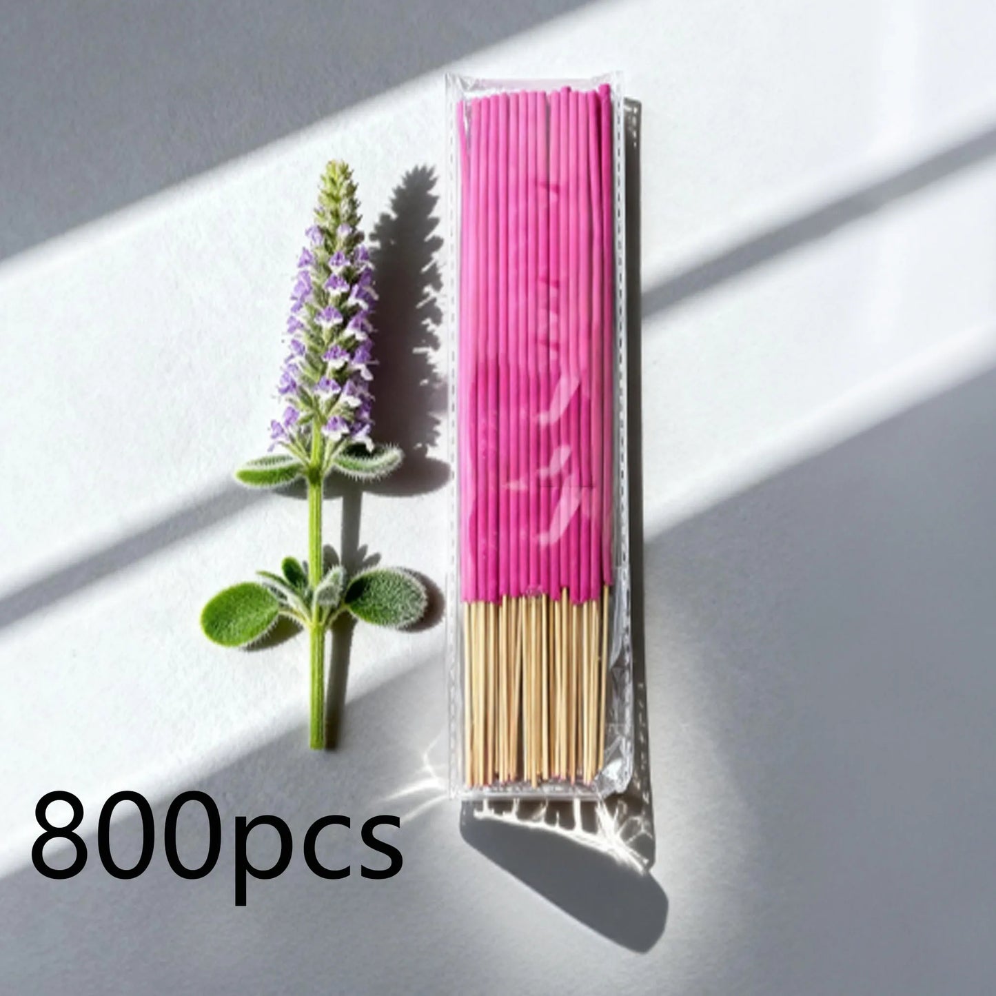 50/100/200/400/800 Pieces, Patchouli and Sandalwood Incense Sticks, Bamboo Stick Incense, Patchouli Scent for Odor Removal, Long-Lasting Fragrance, Suitable for Yoga and Meditation