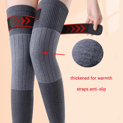 Tie up knee warmers, extended leg warmers, thick anti slip knee pads for both men and women