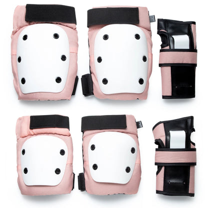 6PCS Adult/Kids Knee Pads Elbow Pads Wrist Guards 6 in 1 Protective Gear Set for Inline Roller Skating Skateboarding Scooter BMX