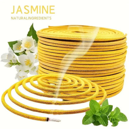 20/48/80pcs Jasmine spiral coil fragrance, suitable for home decoration, yoga, meditation, holiday gifts