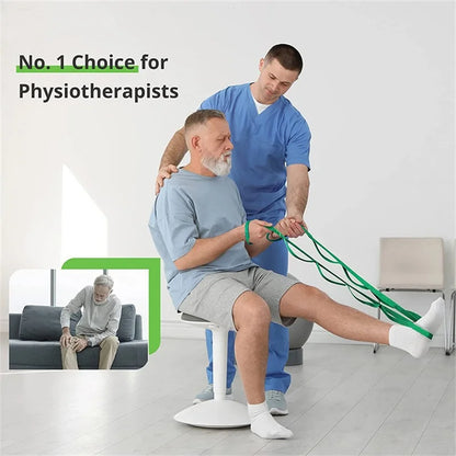 Stretch Out Strap with Exercise Book, USA Made Top Choice Stretch Out Straps for Physical Therapy, Yoga Stretching Strap