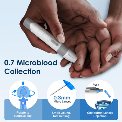 LinkSun G-425-1 Blood Glucose Meter 50/100 pcs Test Strips and Lancets Diabetes Medical  Glucosemeter Testing Blood Sugar Tester