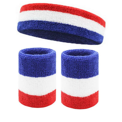 Tennis Wristbands Sport Headband For Men Women Towel Sweat Bands Basketball Yoga Gym Running Volleyball Wrist Wrap Sweatband