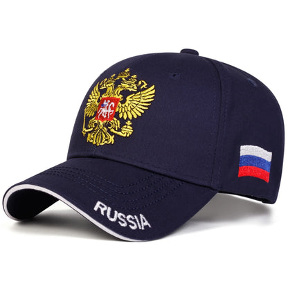 Unisex Double-headed Eagle Embroidery Baseball Caps Spring and Autumn Outdoor Adjustable Casual Hats Sunscreen Hat Sports Cap