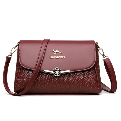 Women Small Square Flip cover Bags Retro Versatile Shoulder Strap Large Capacity Casual Portable Female Shoulder Crossbody Bags