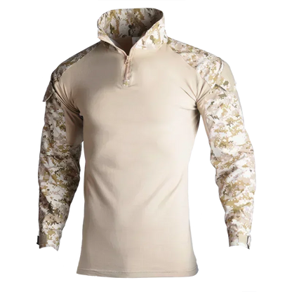 Camouflage Tactical Uniform Hunting Shirts Pants with Elbow Knee Pads Outdoor Hiking Training Frog Sets Clothing Ghillie Suits