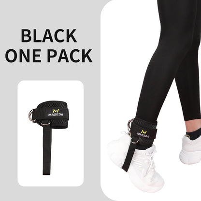 1Pcs Fitness Ankle Straps for Cable Machines Padded Ankle Cuffs for Leg Exercise WorkoutsFully Adjustable and Breathable Ankle