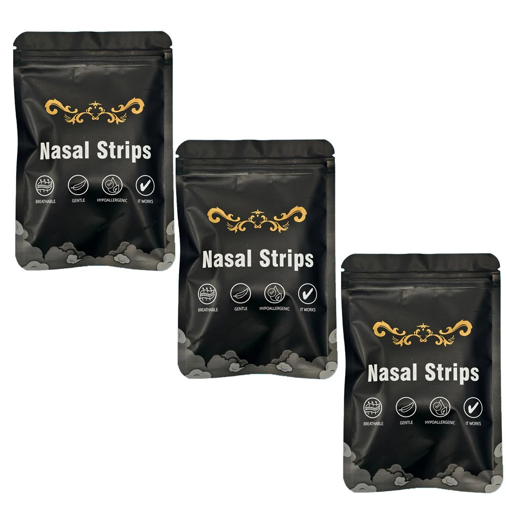 30/90/150PCS Enhanced Adhesion Sports Nasal Strips Breathable Comfortable Design Sleep Aid Non-Invasive Anti Snoring Nose Patch