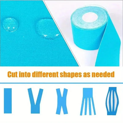Sports Waterproof Kinesiology Tape Stickers Athletic Bandage  Tennis Gym