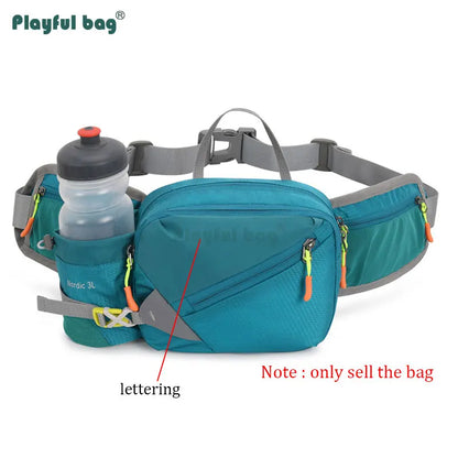 Sports Water Bottle Waist Pack Running Hydration Belt Bag Mobile Phone Key Fanny Pack Outdoor Cycling Pouch AVA192