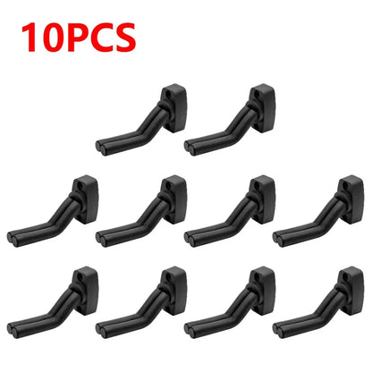 Miwayer Wall Mount Guitar Hook – 1/2/5/10pcs, Metal Core + ABS, Anti-Scratch EVA Padding, Fits Most String Instruments