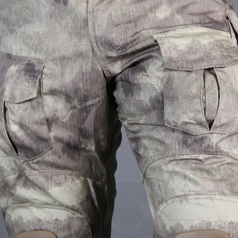 Emersongear E3 Training Pants With Knee Pads Combat Camouflage Mens Trousers Duty Cargo Outdoor Hunting Sports EM7048