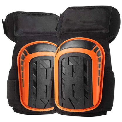 2PCS Heavy Duty Knee Pads for Construction - Double Gel Cushion,Thick Foam & Adjustable Non-Slip Straps- Work Pads for Men/Women