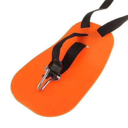 W Shape Buckle Padded Belt Comfortable Padded Belt Double Shoulder Strap Labor Saving Increase Safety for Brush Cutter Trimmer