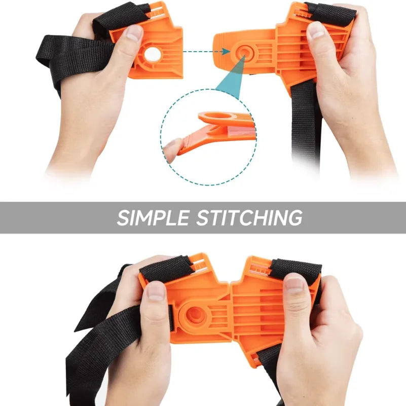 Double Shoulder Strap Lawn Mower Harness Strap Comfort Labor Saving Strimmer Padded Belt for Brush Cutter Trimmer Garden Pruner
