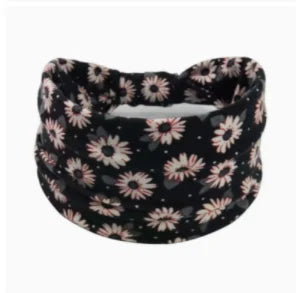 Boho Headbands for Women Knotted Wide Headwrap Turban Yoga Workout Head Bands Stretch Hiarbands Cotton Bandana Hair Accessories