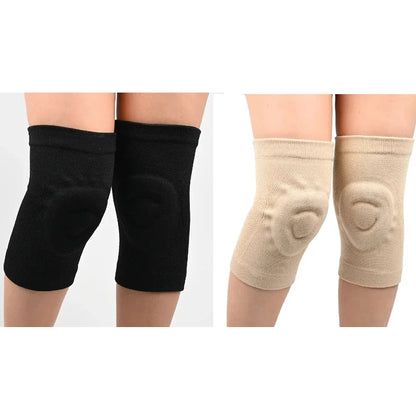 1/2pairs Silicone Knee Pads Non-slip Fitness Dance Sport knee Pads Basketball Pressurized Cycling Roller Skating Thin Knee Pads