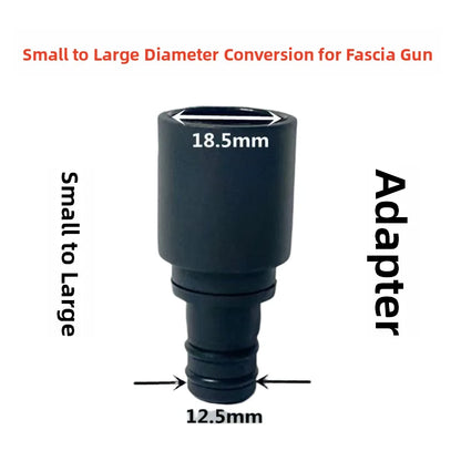 Universal 89mm Caliber Massage Head Accory for Fascia Gun Connect Rod Adapter Replacement Head Fitn Equipment Accory