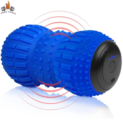 Yoga Fascia Ball Electric Peanut Ball USB Rechargeable Massage Ball Leg Muscle Relaxer Shoulder Neck Waist Massage Muscle Relax