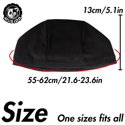 Musion Head Cover Motorcycle Helmet Inner Cap Sweat-Absorbing High Stretch Outdoor Sports Cap