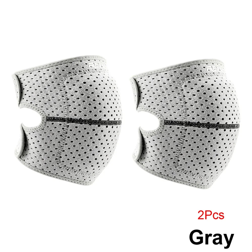 1/2Pcs Breathable Kneepads, Thicken Knee Sleeves Brace Protector Pad Support Crash-proof Anti-slip Knee Pads Brace Wrap Tape