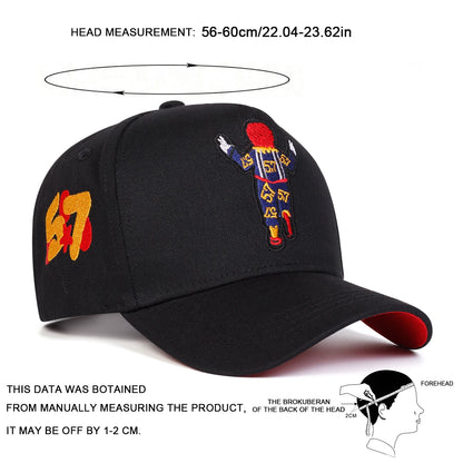 Unisex Joker 57 Embroidery Baseball Caps Spring Autumn Outdoor Adjustable Casual Hats Sunscreen Hat Sports Cap
