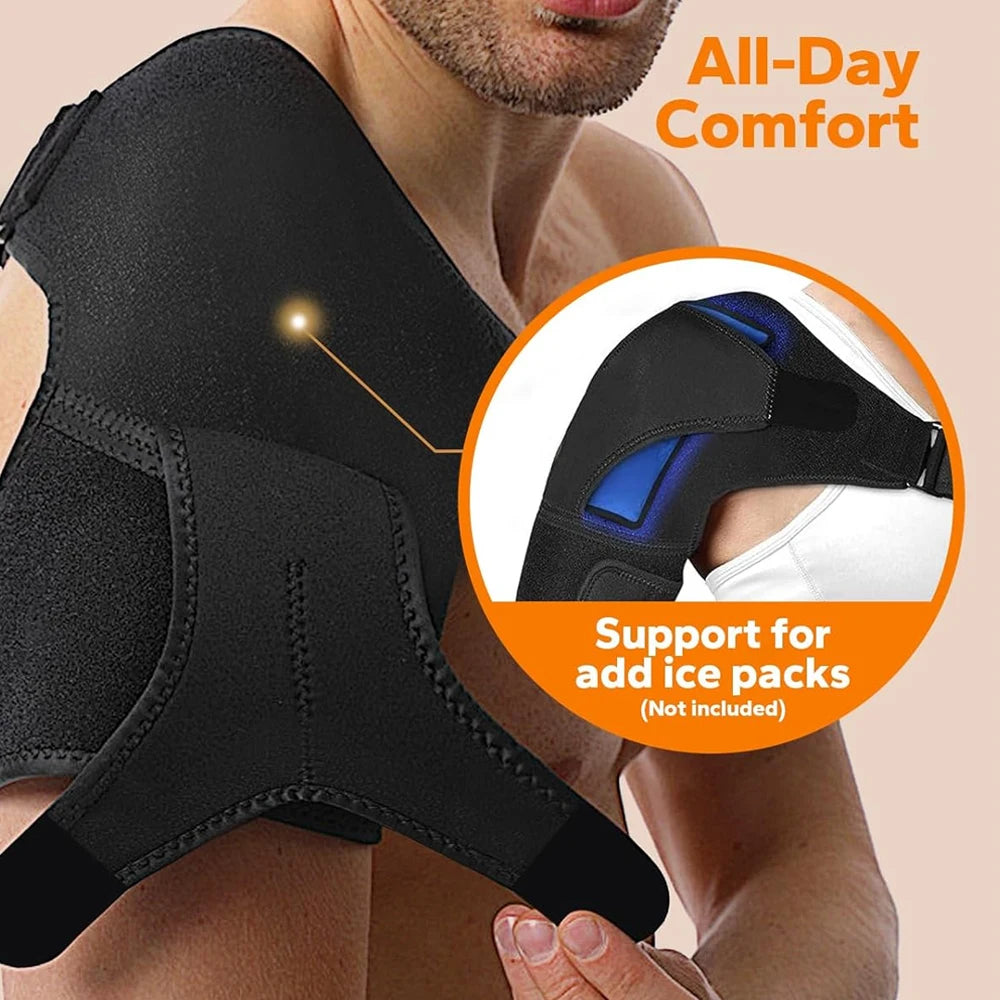 Shoulder Brace for Men and Women, Shoulder Support Sleeve for AC Joint Relief and Shoulder Stability, Comfortable and Invisible