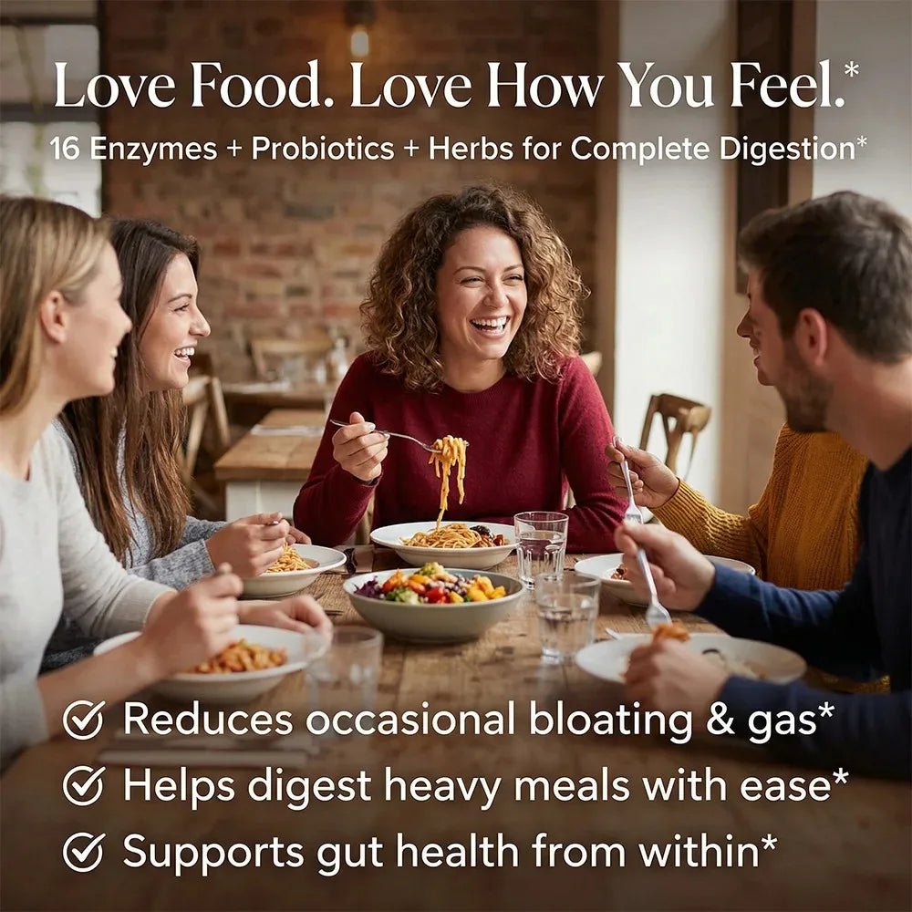 Digestive Enzyme Supplement Capsules – Promote Digestive Health, Support Gut Health, Suitable for Both Men and Women