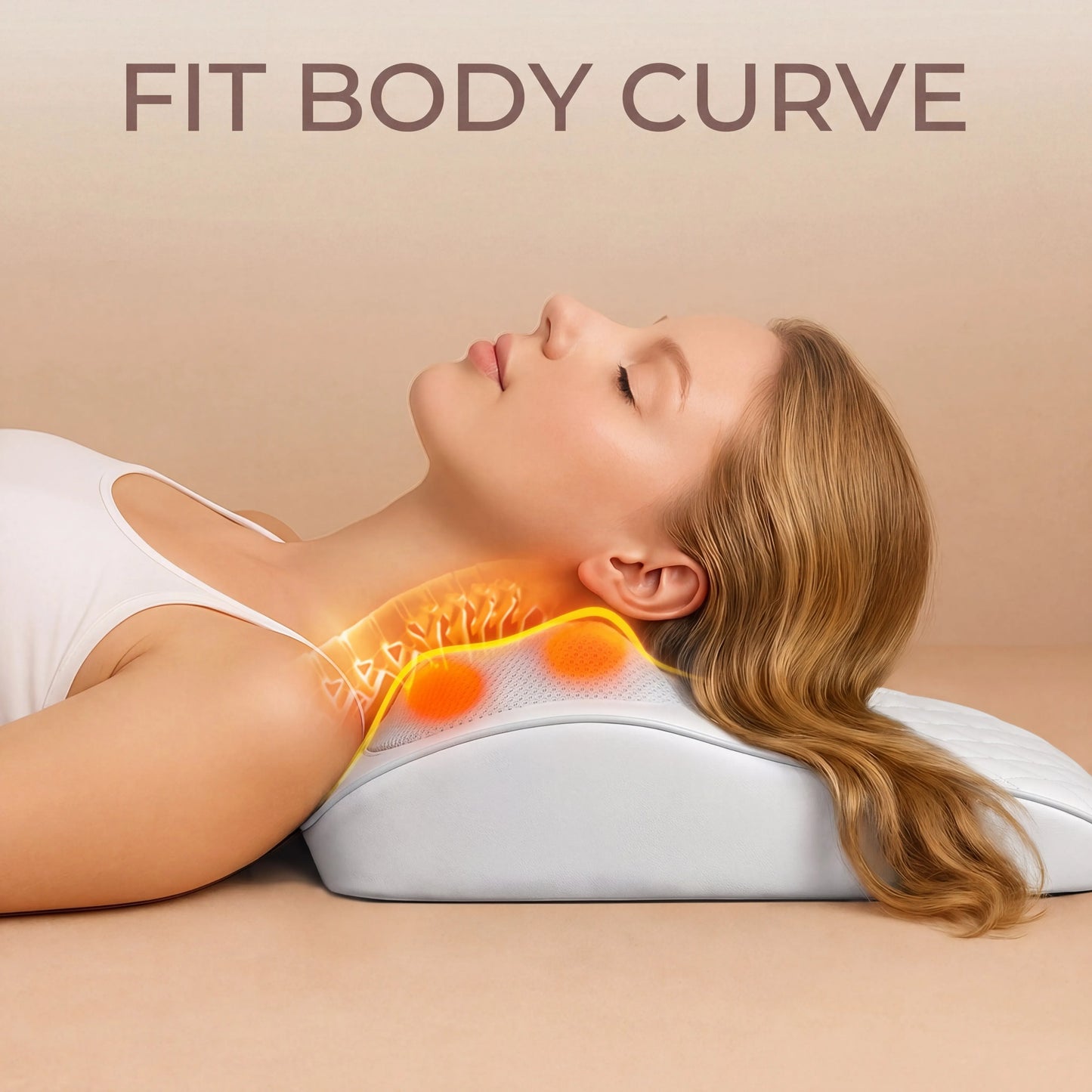 Back Massager Neck Massager with Heat 3D Kneading Massage Pillow for Relax Neck Back Shoulder Legs Gifts for Men Women Mom Dad