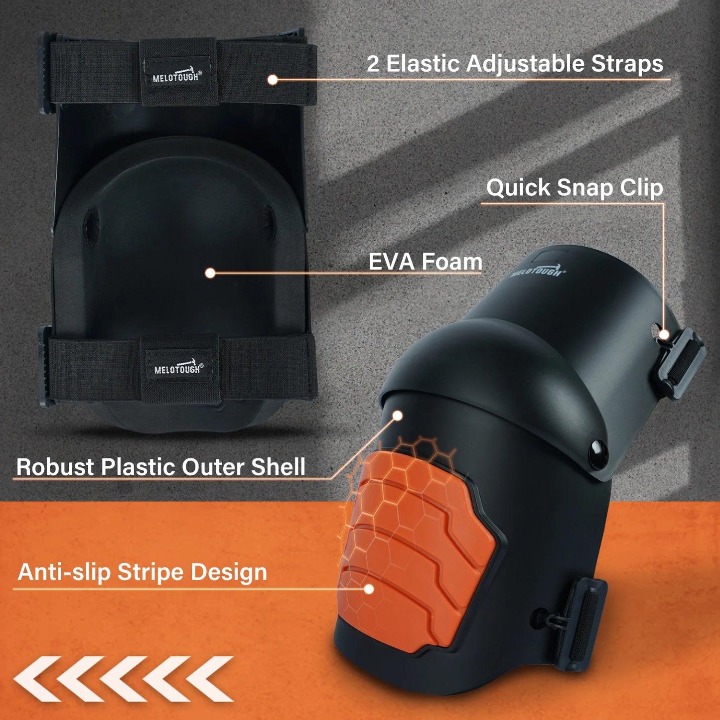Knee Pads for Work,Construction,Flooring,Gardening-Comfortable and Flexible