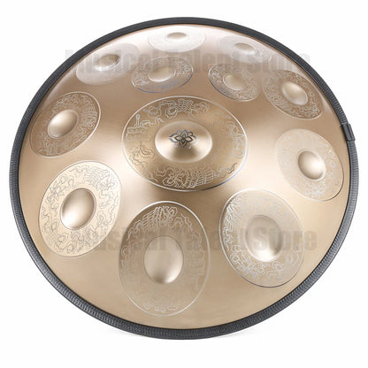 22inch9/10/12notes Steel Tongue Drum,Authentic Handpan,Professional Hand Plate,Meditation,Sound Therapy,yoga,relax