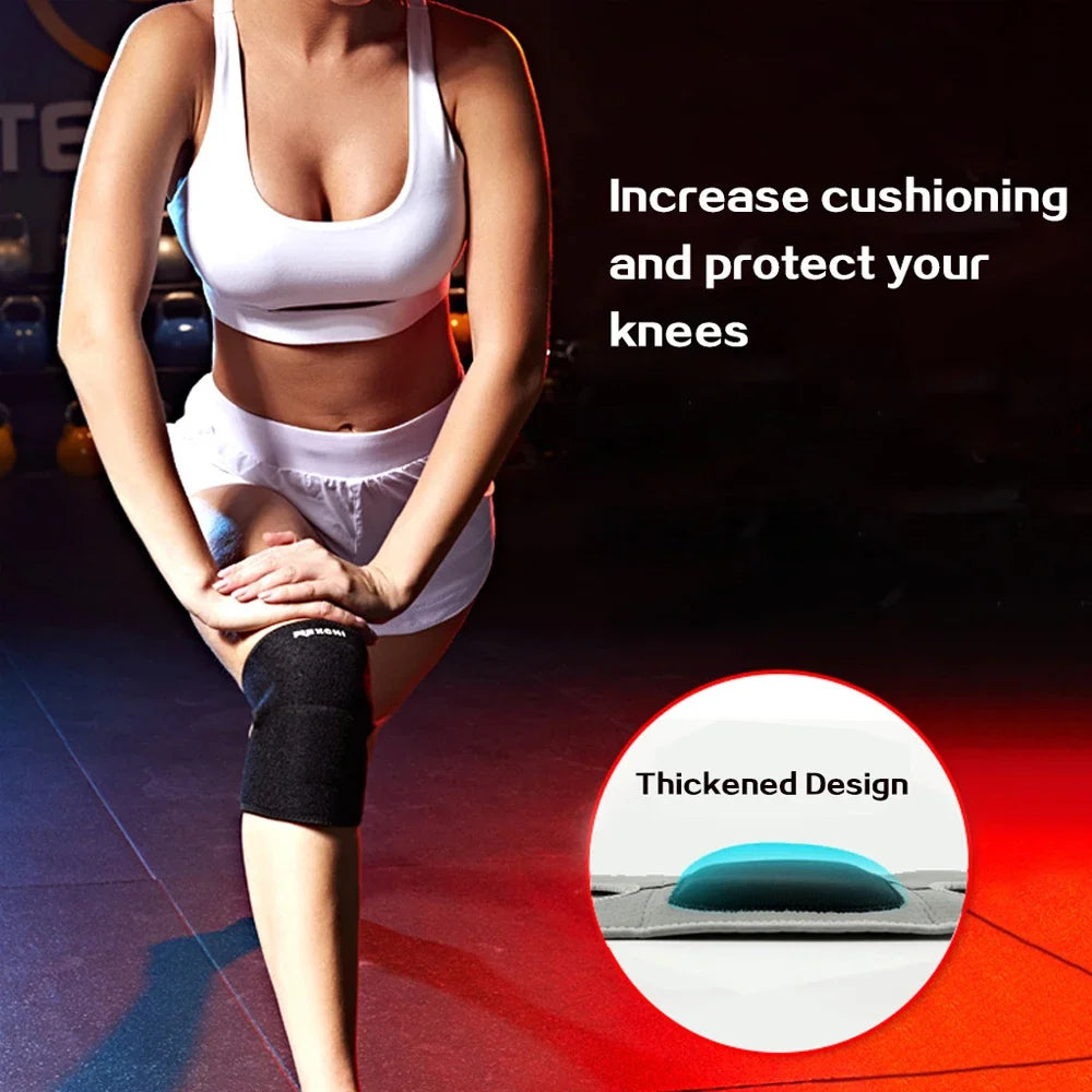 1/2Pcs Breathable Kneepads, Thicken Knee Sleeves Brace Protector Pad Support Crash-proof Anti-slip Knee Pads Brace Wrap Tape