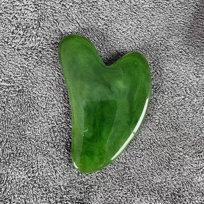 Resin Heart-Shaped Scrapping Piece Massage Back Neck Waist Scrapping Piece Beauty Salon Whole Body Scrapping Spa Tools