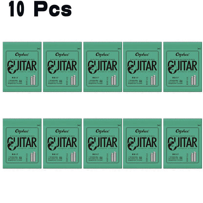 Orphee 1/5/10 Pcs Electric Guitar Strings Set RX Series Hexagonal Carbon Steel 6 String for Electric Guitar Accessories&Parts