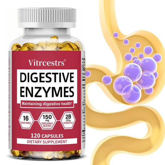 Digestive Enzyme Supplement Capsules – Promote Digestive Health, Support Gut Health, Suitable for Both Men and Women
