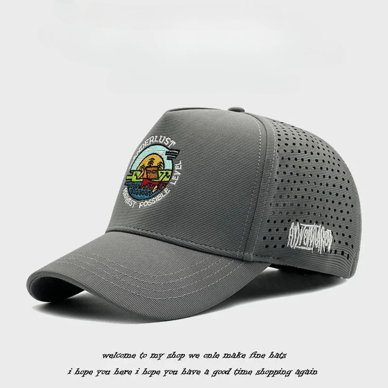 Big Size Closed Back Baseball Caps Mesh Breathable Trucker Caps for Big Heads Men Extra Large Head High Top Sports Cap 60cm 65cm