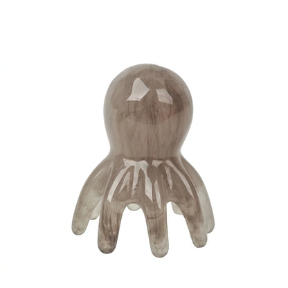 Resin Octopus Massage Comb Head Meridian Scraping Scalp Massage Brush Acupuncture SPA Gua Sha Massage Comb for Fatigue Relief