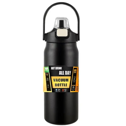 304 Stainless Steel Vacuum Tumbler with Straw Hot Cold Sports Water Bottle Outdoor Thermos