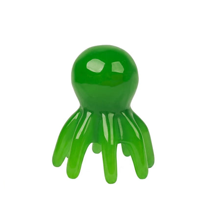 Resin Octopus Massage Comb Head Meridian Scraping Scalp Massage Brush Acupuncture SPA Gua Sha Massage Comb for Fatigue Relief