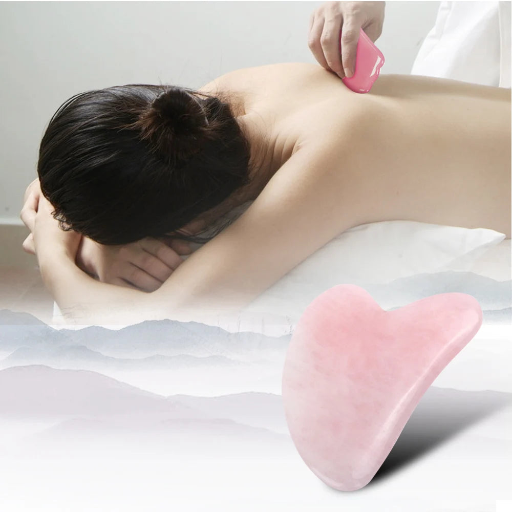 Massage Guasha Jade Facial Beauty Guasha Massage Tools Tightening Skincare Facial Guasha SPA Therapy Guasha Roller