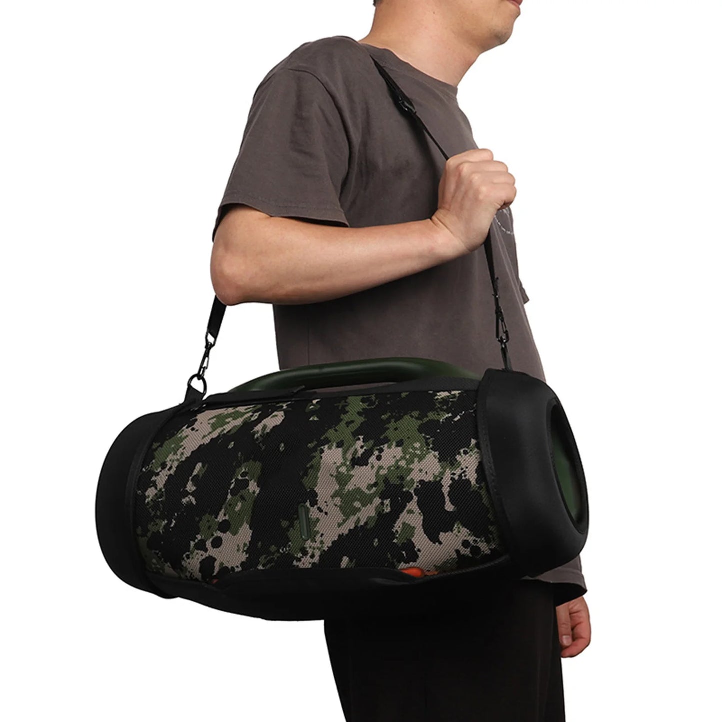 Travel Carrying Strap for JBL Boombox 4 Portable Speaker Shoulder Strap w/Two Side Covers Travel Carrying Pouch for JBL BoomboX4