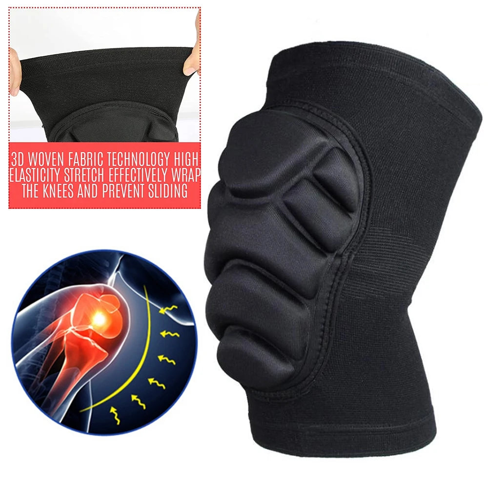 1Pair Thick Sponge Knee Pads Elbow Sleeves Guard Collision Avoidance Sport Protective Kneepads Skate Knee Support for Kids Youth
