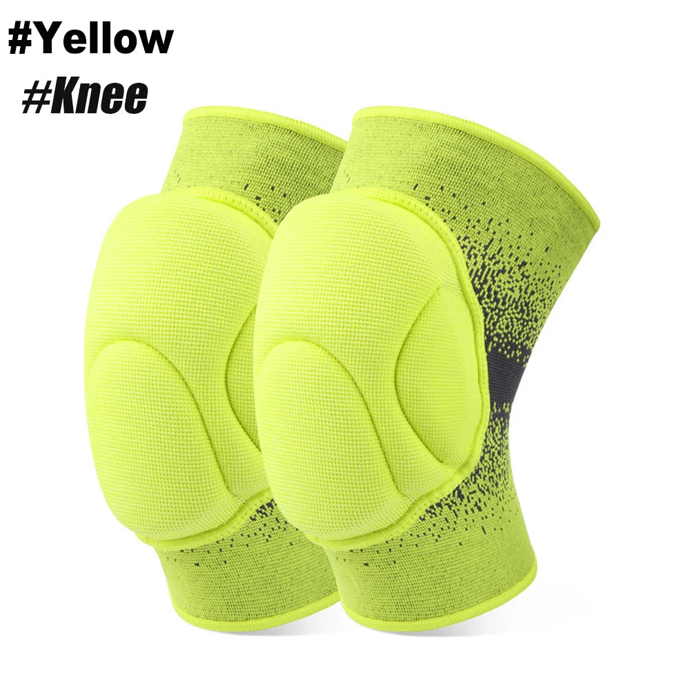 Heavy Duty Knee Pads with Thick Sponge Padding - Impact Protection for Volleyball, Basketball, Wrestling, Construction & Work
