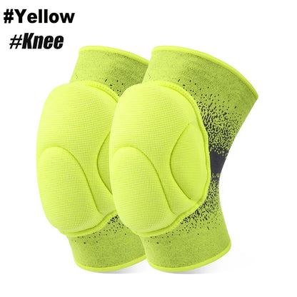 Heavy Duty Knee Pads with Thick Sponge Padding - Impact Protection for Volleyball, Basketball, Wrestling, Construction & Work