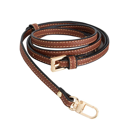 No Hole Punch Leather Replacement Strap Adjustable Crossbody Bag Strap Clip On Shoulder Strap for Purse Handbag Accessory